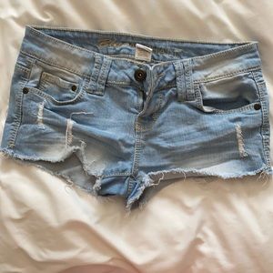 Blue asphalt shorts